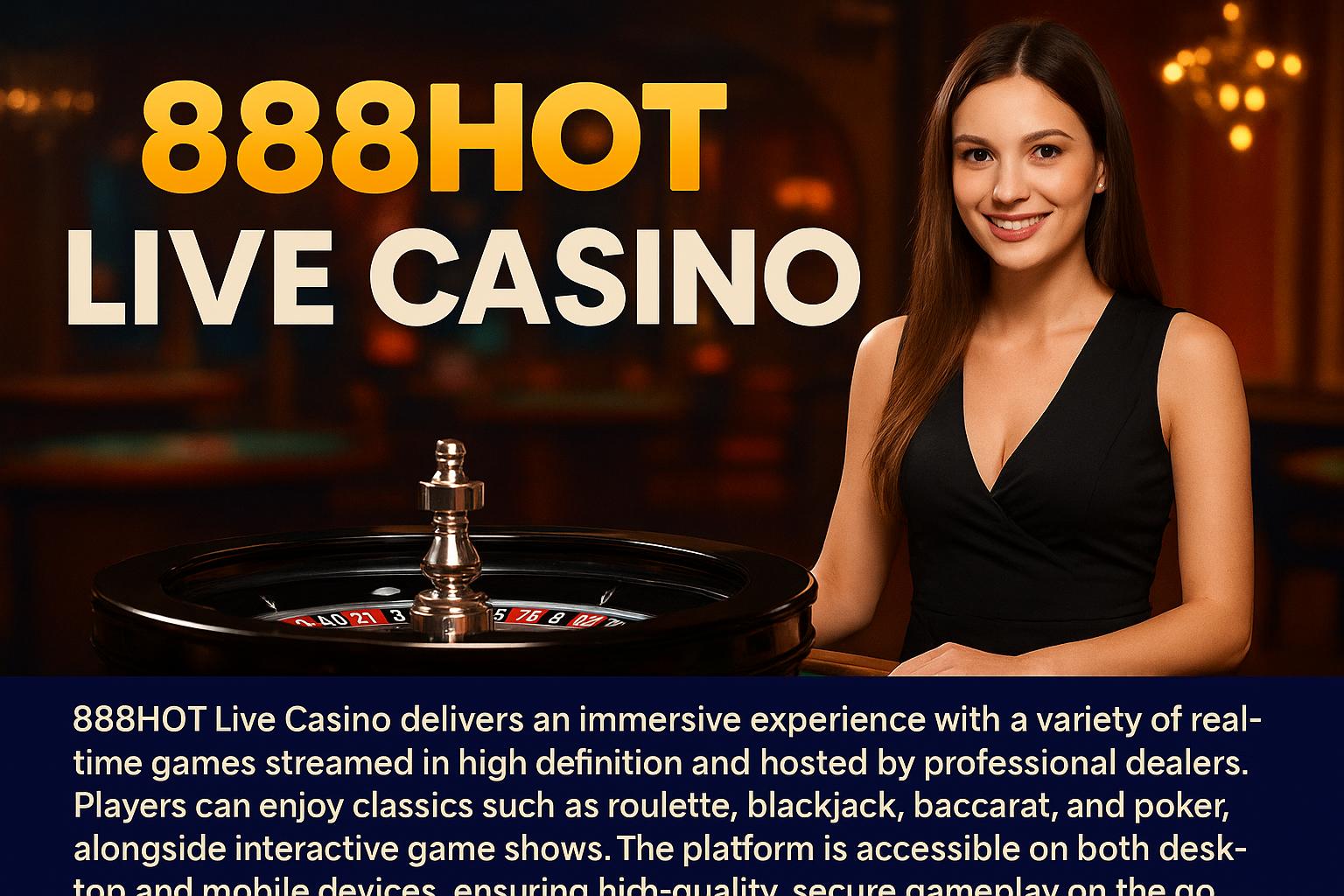 O 888HOT Live Casino lança promoções regularmente