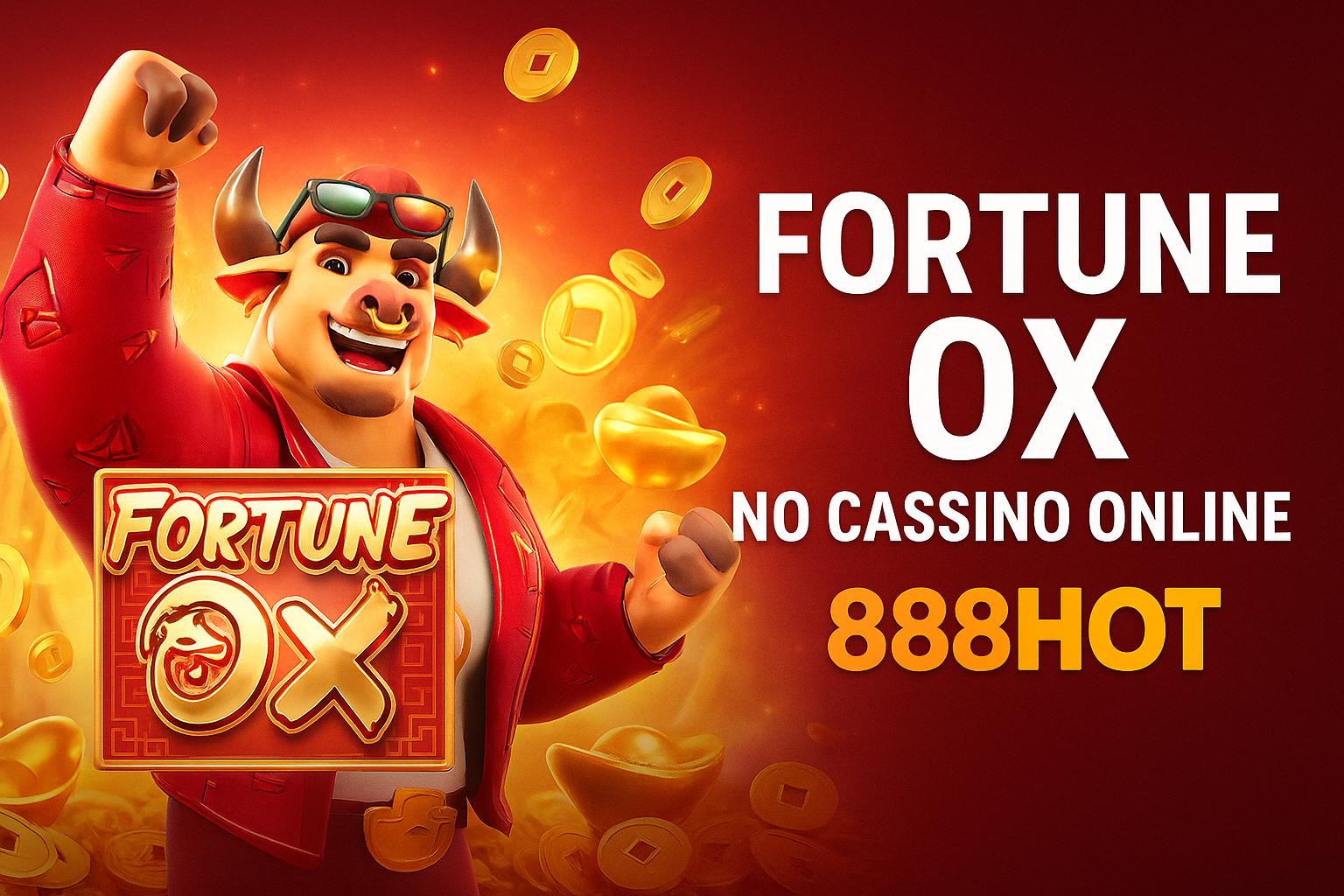 Fortune Ox no 888HOT - Aposte Agora e Reivindique Seus Ganhos