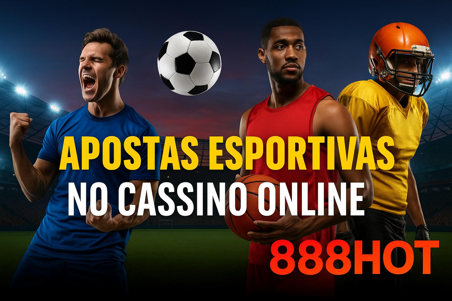 Apostas esportivas no cassino online 888HOT